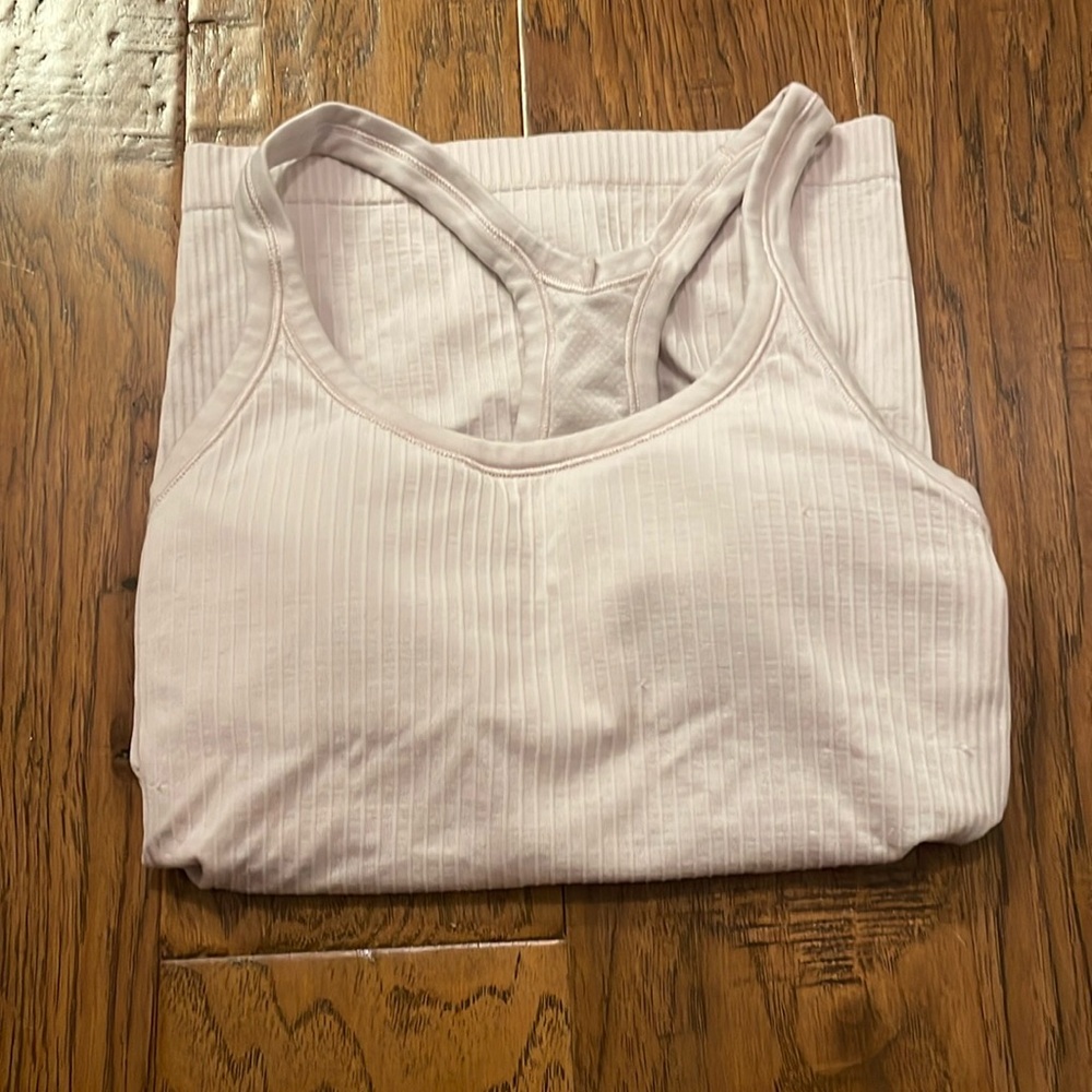 Lululemon Ebb To Street Racerback Tank 2 Strawberry Milkshake